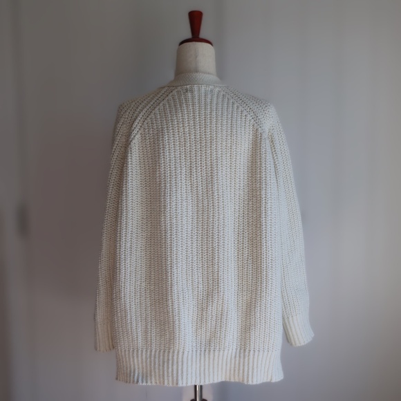 Able Cristina Boyfriend Cardigan Womens XL Cream Closet Staple Coastal - Picture 5 of 10